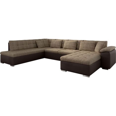 Canapé d'angle Comfivo Gemma II, Droit, Disponible, 348x205x76cm, 0 (1/5)