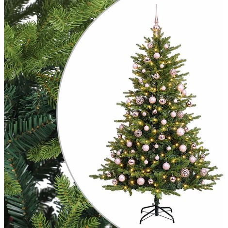 Künstlicher Weihnachtsbaum mit Kugel 210 cm 300 LEDs vidaXL (1/5)