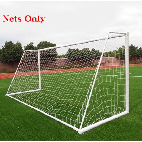 Filet de but de football pour 5 joueurs, filet de but avec maillage renforcé, équipement d'entraînement pour terrain extérieur, taille standard, kit complet pour matchs et exercices. (1/5)