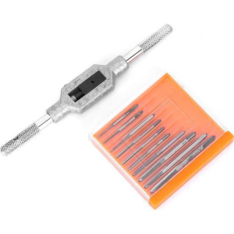 Mini Tap Set - HSS M1 M1.2 M1.4 M1.6 M1.8 M2 M2.5 M3 M3.5 M4 M5 - Precision Thread Cutting Tools for Manual Tapping - 11 pcs (1/5)