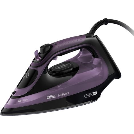 Braun Domestic Home SI 9661 VI Schwarz-Violett