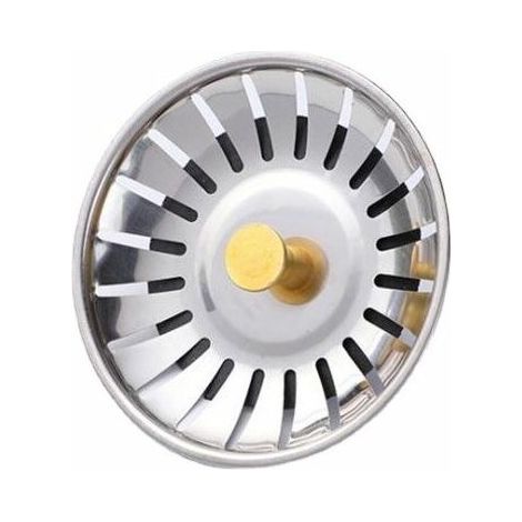 Bouchon récupérateur de cheveux en acier inoxydable pour baignoire de piscine, évier de salle de bain, poubelle, accessoire pour évier de cuisine (1 pièce)