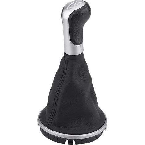 5J0711113F, Gear Shift Knob Black Ergonomic Gearstick Gaiter Kit Perfect Match pour la voiture (1/5)