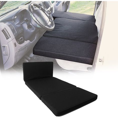 OMAC Matelas De Camping Pliable pour VW T4 Transporter 1990-2003 Noir (1/5)