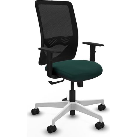 Silla de oficina piqueras y crespo ergonómica negro espuma alta densidad (1/2)