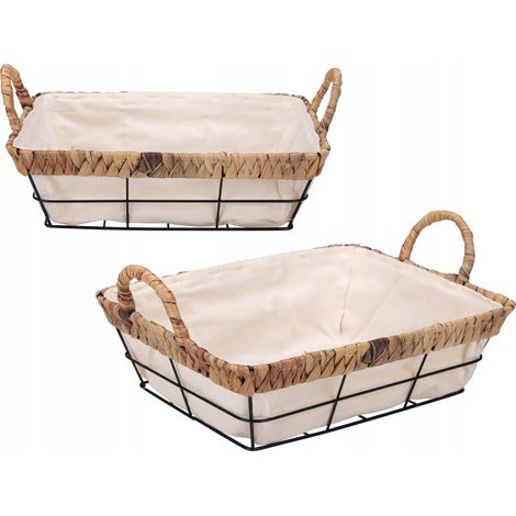 CESTINO RETTANGOLARE PER IL PANE RAVI 28,5x22,5xH8,5 A61659 1 pz.