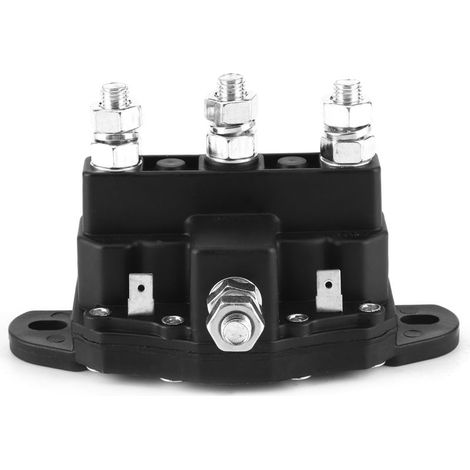12V Relais Treuil Moteur Inverseur Solénoïde Interrupteur Pièce de Rechange Accessoire 24450BX (1/5)