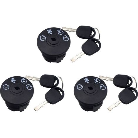 Adecuado para tres interruptores de encendido de cuatro posiciones con llave, aplicable a cortacéspedes/tractores autopropulsados 193350 532193350