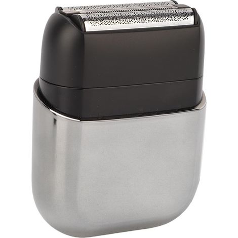 Tondeuse électrique à Têtes Flottantes IPX7, Mini Barbe sans Fil pour Hommes avec Couvercle Anti-poussière Magnétique, Tondeuse Faciale de Voyage Rechargeable pour le Toil (GRAY) (1/5)