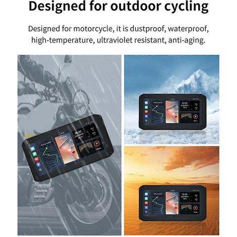 GPS portable pour moto MG610 avec écran de 6,25 pouces (1/5)
