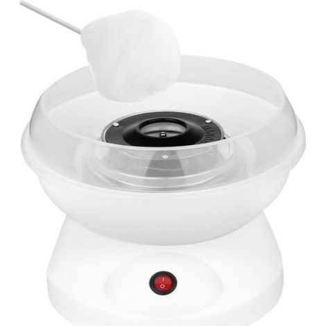 Mini machine à barbe à papa électrique pour enfants DIY à la maison - Blanc (1/3)