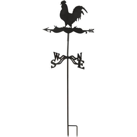 Girouette Coq Métal à planter ou à fixer (1/3)