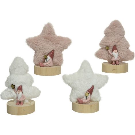 Stern oder Weihnachtsbaum mit Wichtel 15cm. Einzelstück