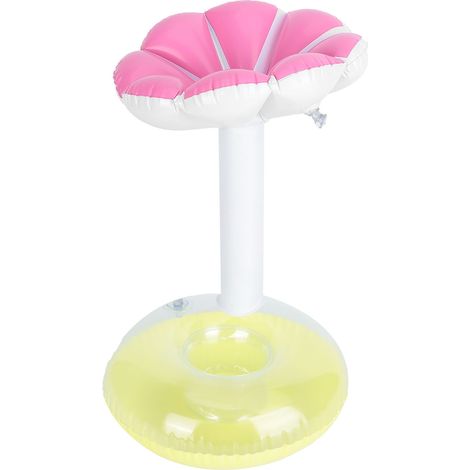 Lot de 10 sous-verres gonflables en forme de champignon, flottants et porte-gobelets pour le bain (1/5)