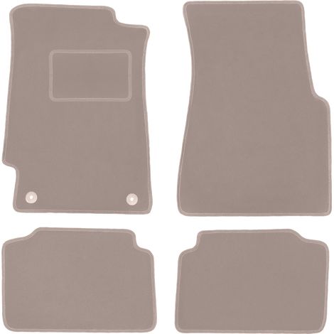 Alfombrillas de terciopelo para coche: Honda Civic V hatchback (1991-1996) beige