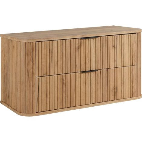 Meuble sous vasque à suspendre GLAMOUR CHÊNE CRAFT D'OR 100 cm