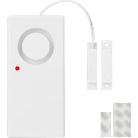 Système d'alarme antivol avec détecteur magnétique pour portes et fenêtres, idéal pour les maisons intelligentes. (1/5)
