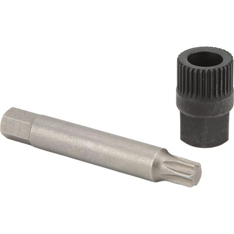Alternateur Clé, Kit de Poulie D'alternateur et Outil de Réparation Kit de clé de Poulie D'alternateur 33 Dents Sperceuse Extracteur de Mors Remplacement D'outil pour Alternateurs (1/5)