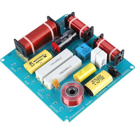 Filtre de croisement audio 3 voies 300 W pour enceintes de scène KTV DIY (1/5)