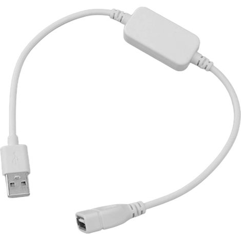 Contrôleur Variateur de Lumière USB Bluetooth IP44 Connecté pour Ruban LED Monochrome Sans Fil 433 Hz Blanc (1/5)
