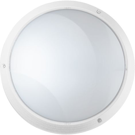 Aplique de pared PLAFF redondo E27 42 W IP65 Blanco (1/3)