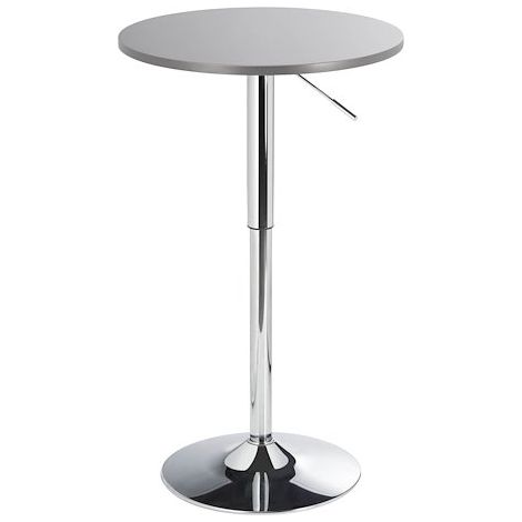 Mange debout rond H 100 x D 60 cm - Redy - plateau gris - Maxiburo