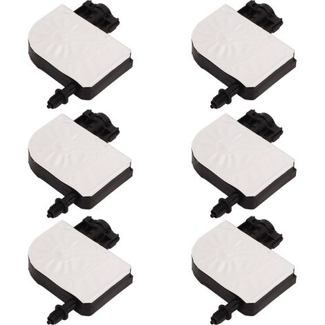 6 Filtres Tamis Anti-Bulle pour Tête d'Impression, Amortisseur d'Encre Noir, Alimentation Rapide, Compatible Epson 4800 7800 (1/5)