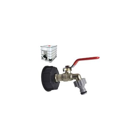 Für IBC-Tank-Adapter, 1/2 Zoll Wasserhahn-Auslass-Verbindungsventil, Wasserhahn-Gartenschlauch-Armaturen