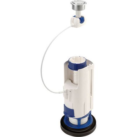 Nicoll – Mécanisme de chasse d'eau double volume à câble – Installation rapide – Trop-plein auto réglable – Parfaitement silencieux – Économie d'eau