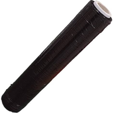 Trade Shop - Film Estirable Negro Rollo Manual Para Embalaje 160mx23myx50cm - (1/5)