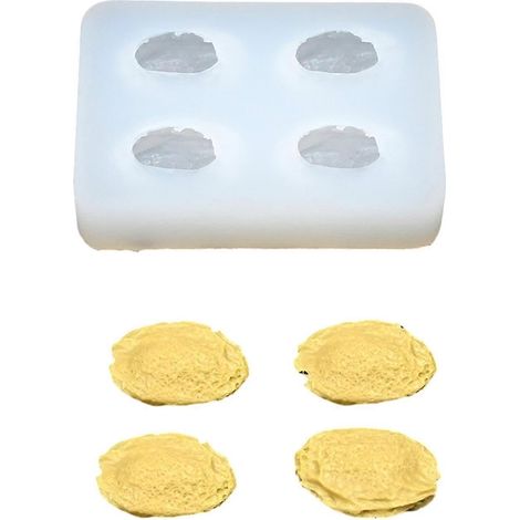 Moule à abricots en silicone de qualité alimentaire, adapté au fondant, à l'art du sucre, à la pâtisserie au chocolat, à la décoration de gâteaux d'anniversaire, 26 noyaux d'abricot. (1/4)