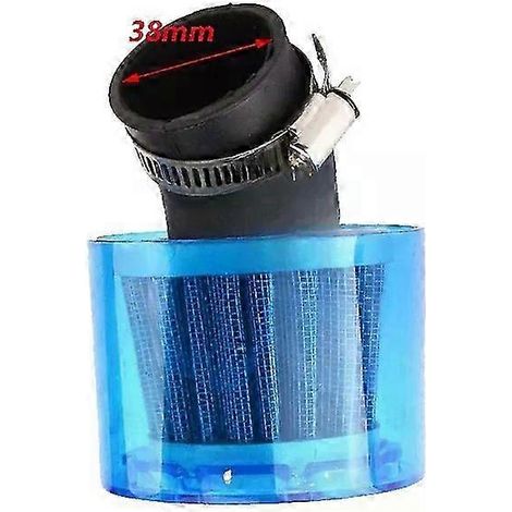 Coude/droit étanche pour filtre à air de moto 35/38/42/45/48-50 mm pour quad, pit bike et moto tout-terrain 50cc-250cc (diagonale 38 mm) (1/5)