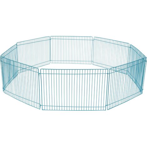 Croci Box per roditori - Gabbia per criceti, ratti, gerbilli e piccoli animali come tartarughe, metallo, 85x85x23 cm, colori assortiti (1/5)