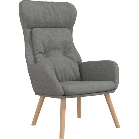 Maison Exclusive - Relaxsessel Hellgrau Stoff (1/5)