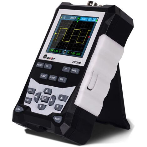Oscilloscope numérique portatif ET120M 120 MHz, sortie de signal d'onde carrée 1 MHz, pour réparation automobile