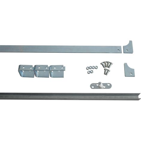 Laufschinen-Set 75+90mm für Schiebetürrollen