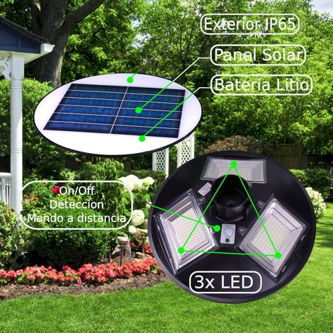 Jandei - Farola LED Solar GREEN UFO 1500 Lúmenes 150W 4200K