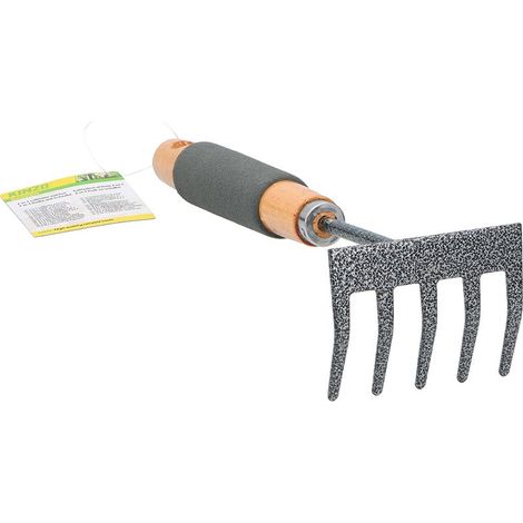 Gartengerät kinzo garden rake ergonomischer Griff Soft Grip 27 cm (1/3)