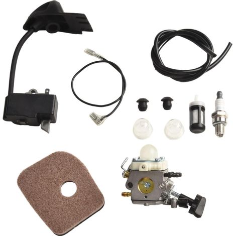 Carburatore per bobina di accensione progettato per BG86 SH56 SH56C SH86 SH86C SH86C sostituzione per Zama C1M S261B C1M S261C con guarnizioni, bulbo, filtro dell'aria, tubo flessibile (1/5)