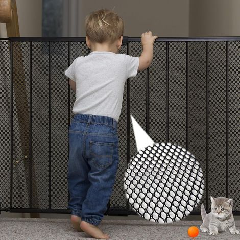 de sécurité pour escalier pour enfants, filet de protection pour balcon avec corde en nylon, cordon de serrage et boucle de sol, filet de sécurité pour rampe d’escalier 300 90 cm (1/5)