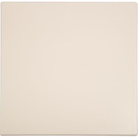Plateau de table carré (L)700 x (P)700 mm, finition blanche (1/4)