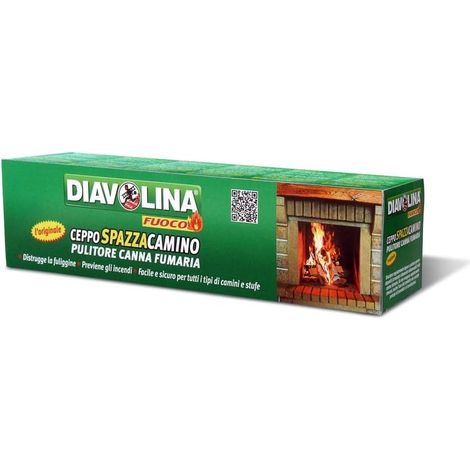 Diavolina 15030 Schornsteinfeger-Anti-Ruß-Holzscheit