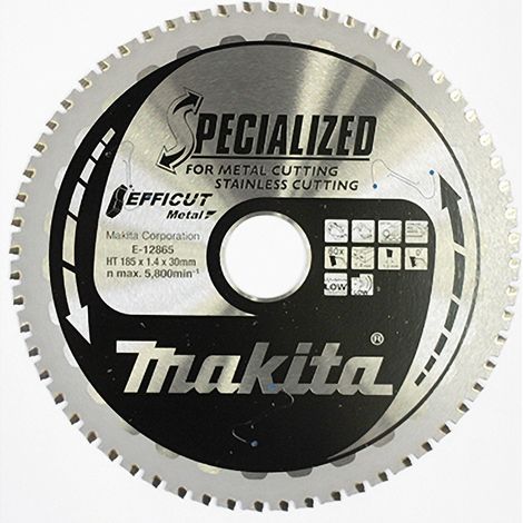 Makita EFFICUT lame de scie métal 185 x 30 x 60Z - E-12865 (1/3)