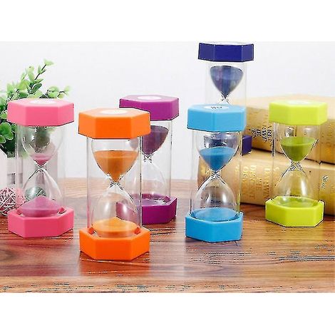 Sablier 5/10/15/20/30 min, minuteur de cuisine en forme d'œuf, jeu pour enfants, cadeau - 10 min (1/3)