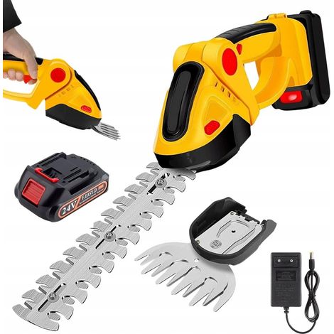 Akku-Grasschere, ABS SK5-Stahl, 24V, Mini-Akku-Heckenschere, 2-in-1-Rasengeräte (EU-Stecker) (1/5)