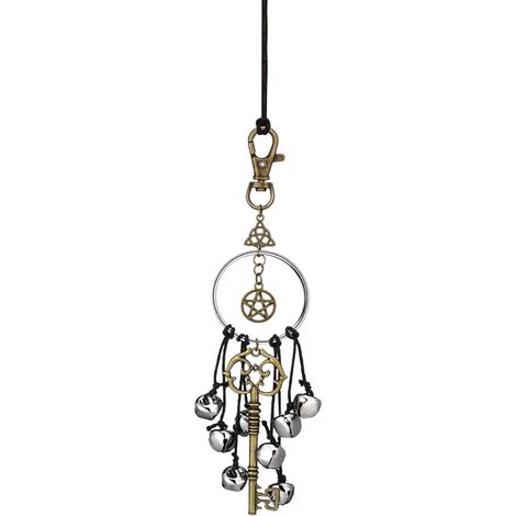 Witch Bells Home Protection - Witch Bell Car Bell Pendant - Witch Bells Protection Door Key Hangers Magic Wiccan Wind Chimes