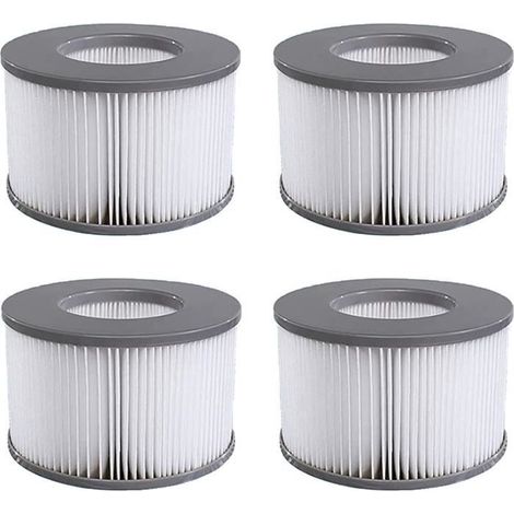 Filtre Spa - - 4PCS - Lavable - Réutilisable - Cylindrique (1/4)