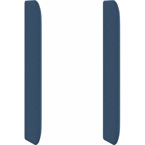 Maison Exclusive - Kopfteil Ohr Blau 80 x 16 x 4 cm Stoff