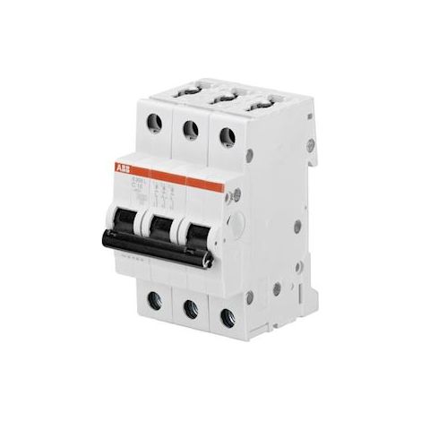 Disjoncteur S203L 3P 63A Courbe C Raccordement à vis - 6KA (3Modules) 2CDS243701R0634 ABB 350344