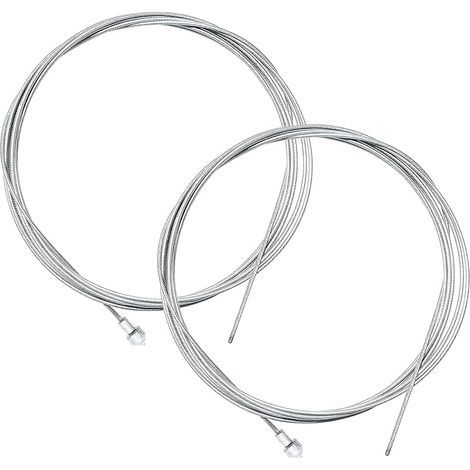 Lot de 2 Câble de Frein Vélo, Câble de Frein Intérieur pour Vélo de Route, Devant et Derrière Câble de Frein Vélo (1/5)